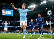 组图：英超曼城1-1切尔西恩佐读秒绝平庆祝